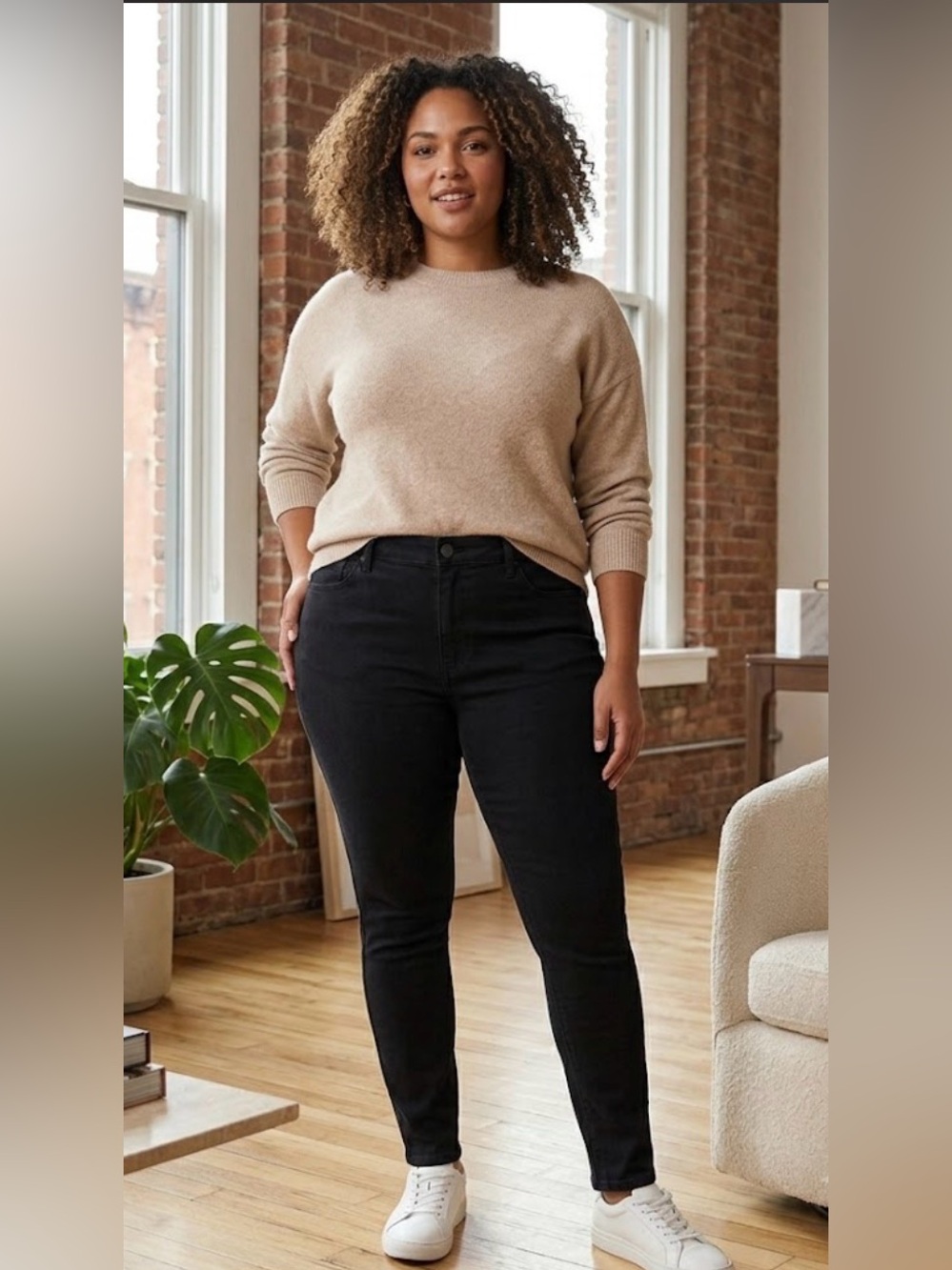 Ava & Viv Black Skinny Jeans - Classic Slim Fit